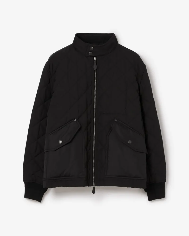Burberry Thermoregulierende Harrington-Steppjacke Schwarz