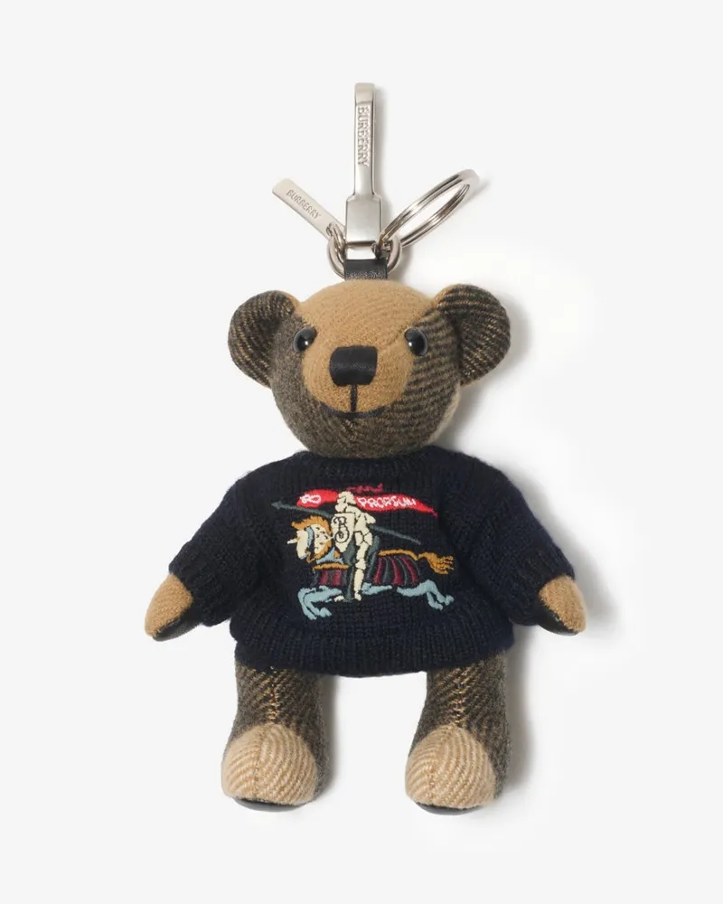 Burberry Thomas Teddybär-Anhänger British-blau