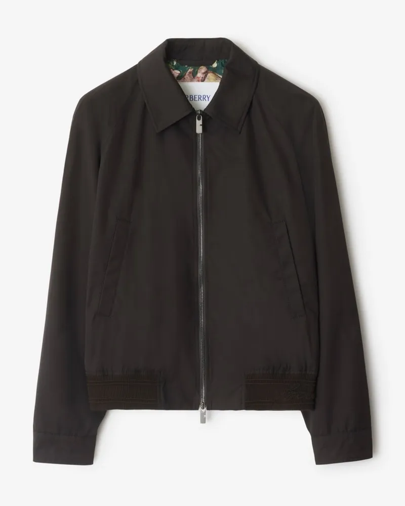 Burberry Harrington-Jacke aus Baumwolle mit Highgrove-Motiv Cog-braun