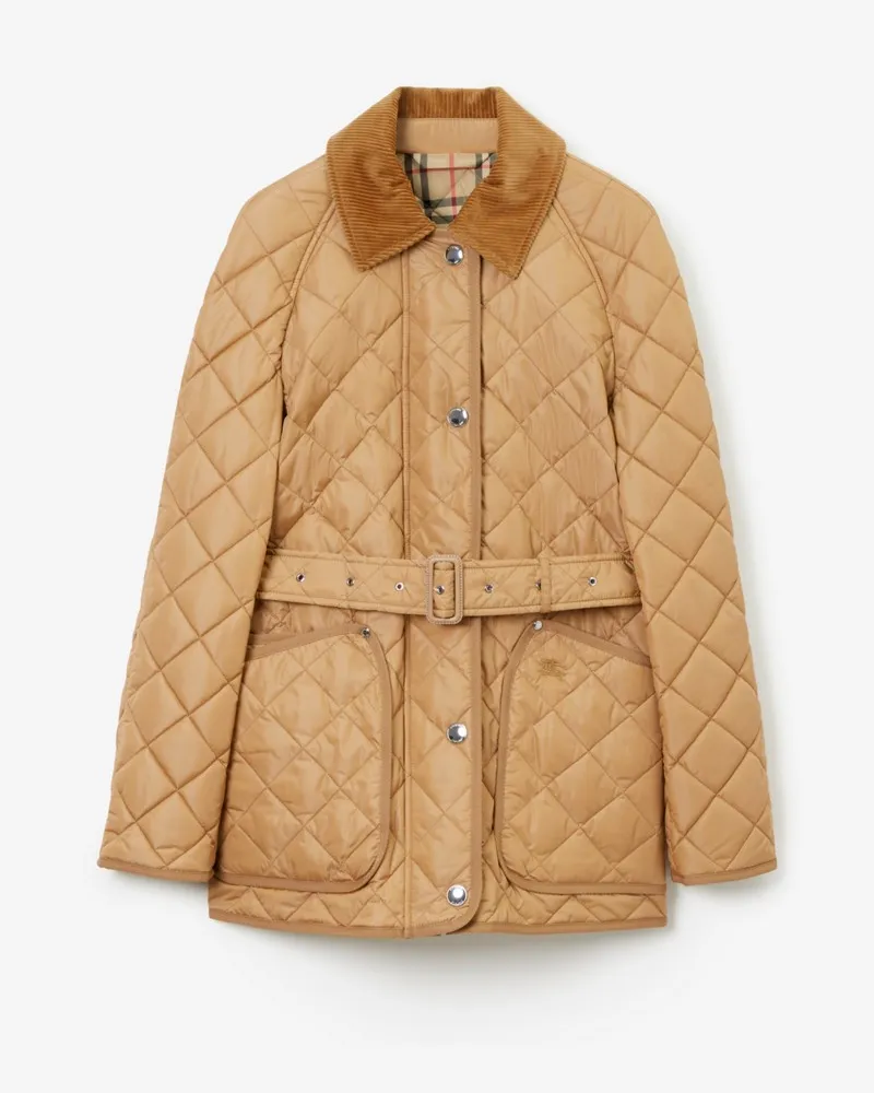 Burberry Country-Steppjacke aus Nylon Vintage-beige