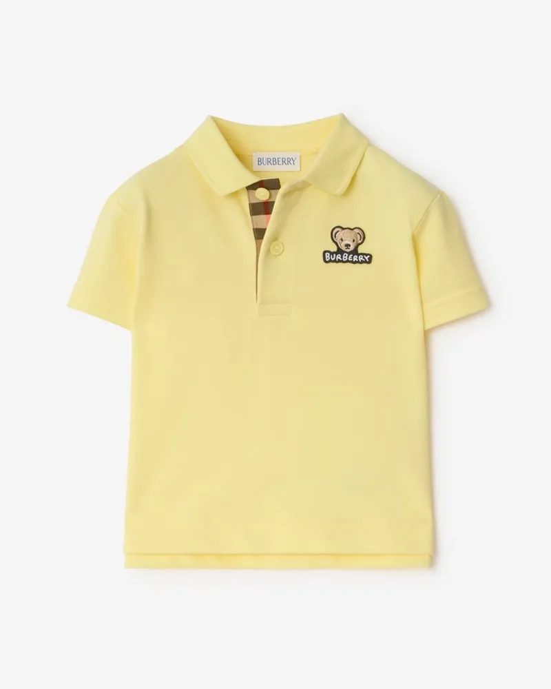 Burberry Baumwoll-Poloshirt Sherbet