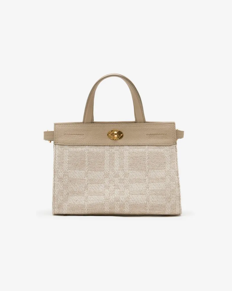 Burberry Mini Cotswolds Tote Natural
