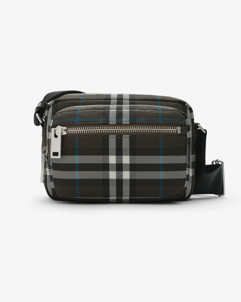 Burberry Crossbody-Tasche in Check Snug-braun