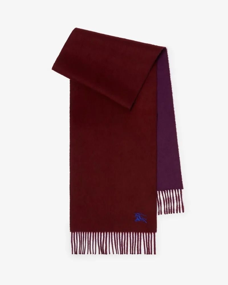 Burberry Wendbarer Kaschmirschal Oxblood