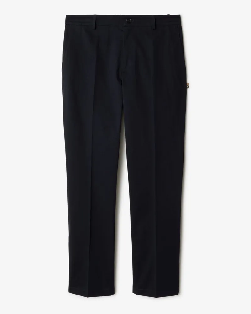 Burberry Baumwoll-Chinos Marineblau