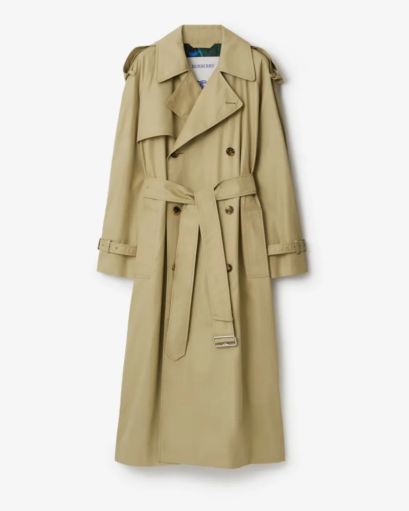 Burberry Langer Trenchcoat „Castleford“ mit Highgrove-Motiv Beige