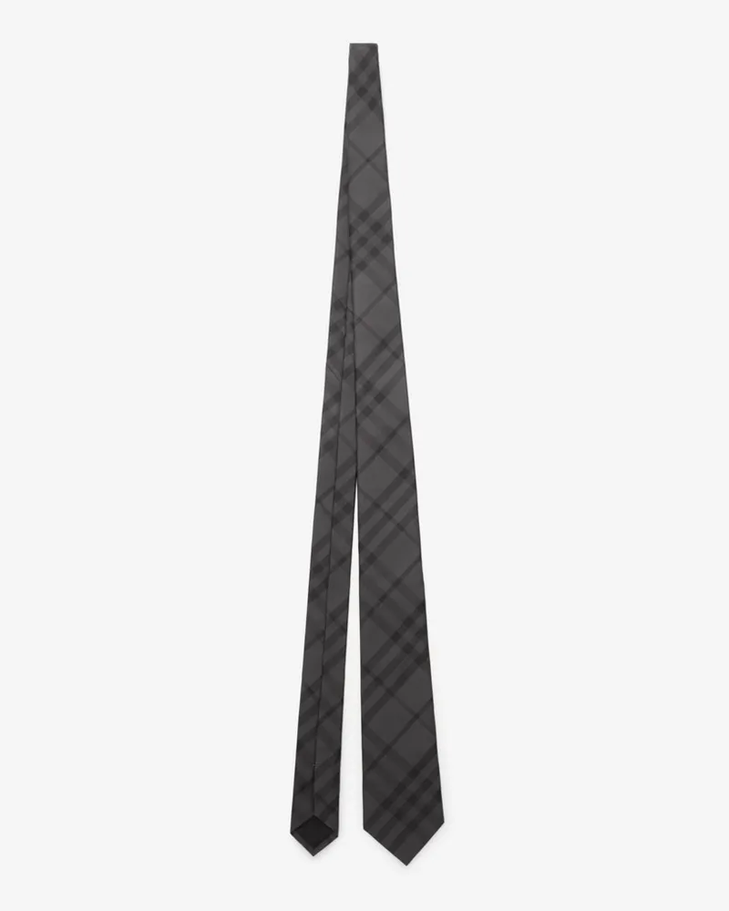 Burberry Seidenkrawatte in Check Coal