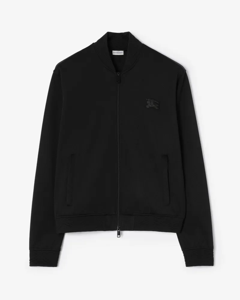 Burberry Baumwollmisch-Trainingsjacke Schwarz
