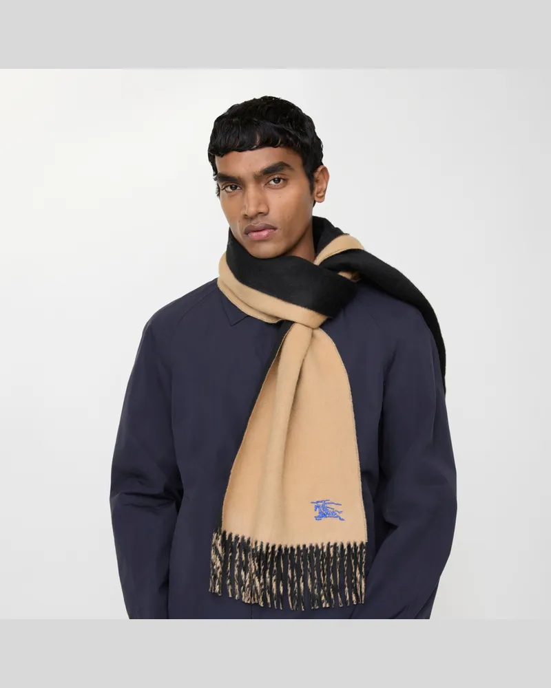 Burberry Wendbarer Kaschmirschal Camelfarben