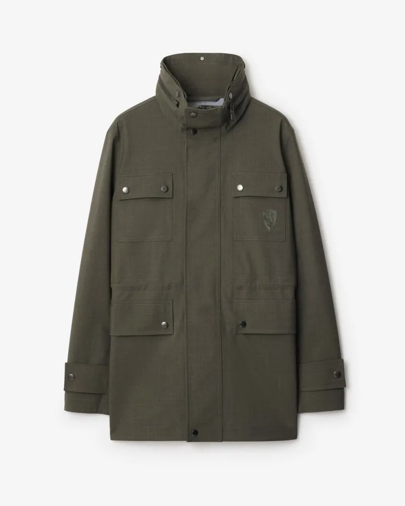 Burberry Feldjacke aus Stretchwolle Moss