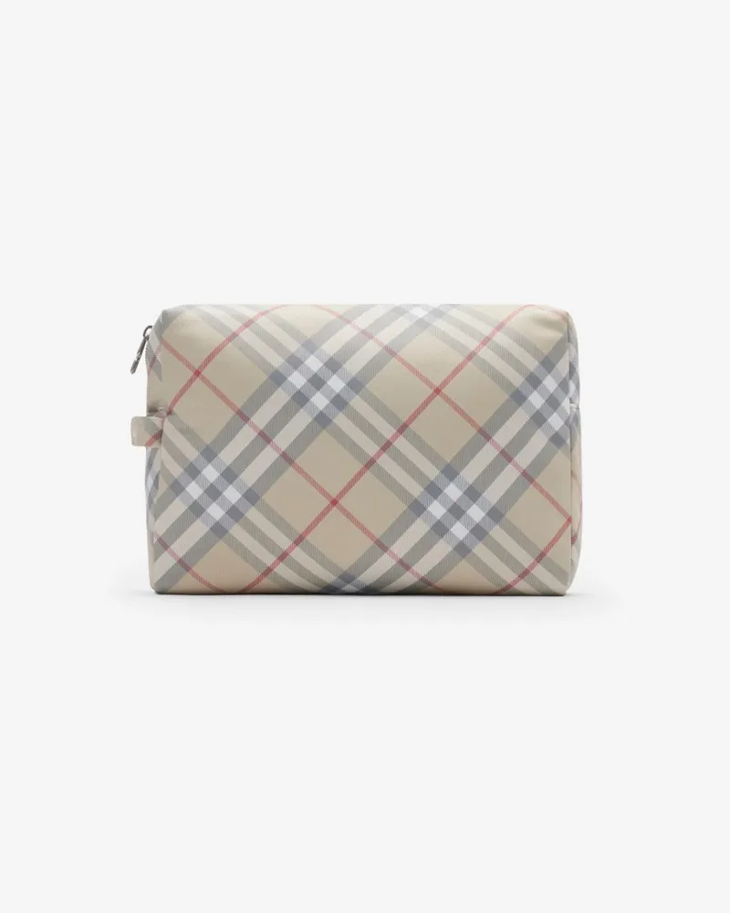 Burberry Wickeletui in Check Helles