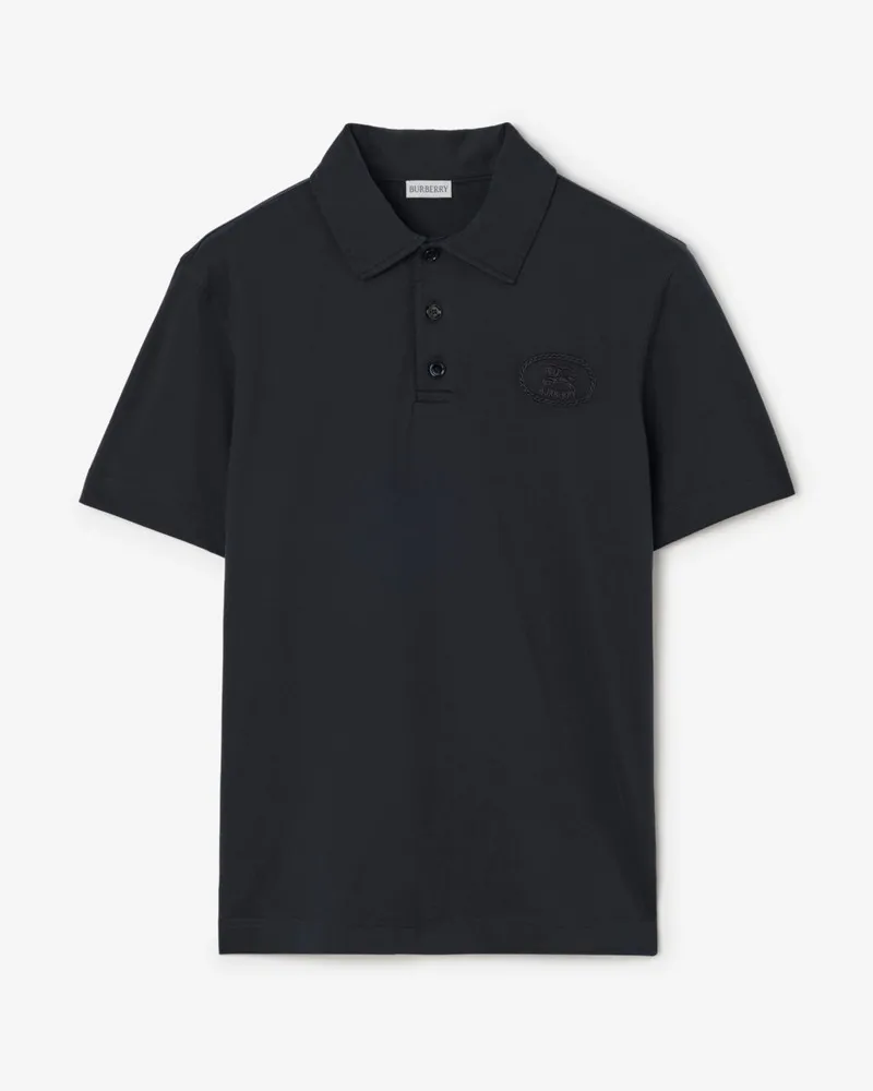 Burberry Baumwoll-Poloshirt , Size Marineblau