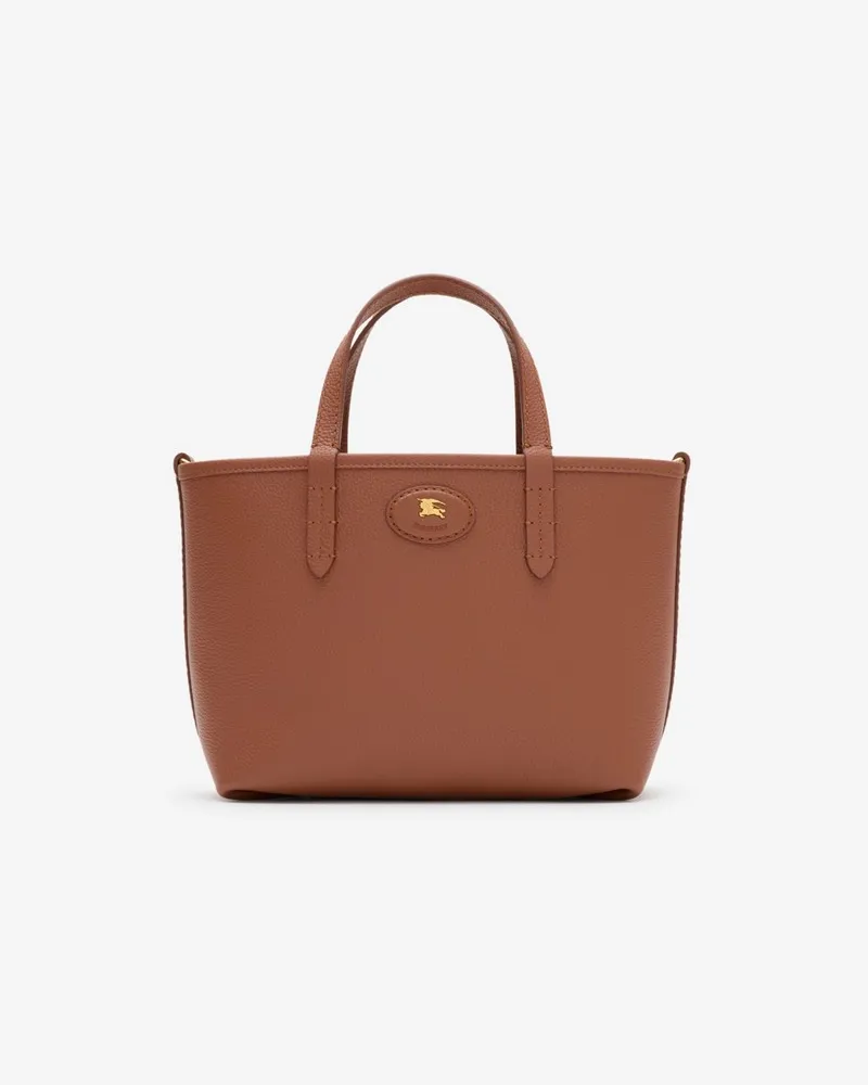 Burberry Wendbare Henkeltasche „Bloomsbury“ im Kleinformat Ginger-orange