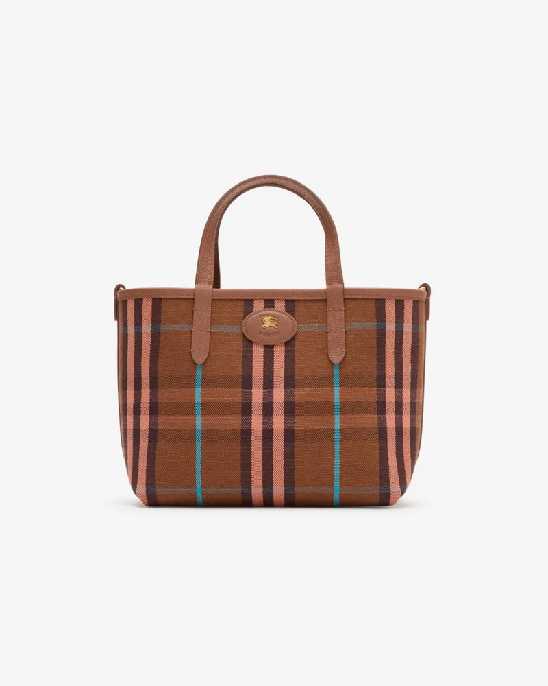 Burberry Wendbare Henkeltasche „Bloomsbury“ im Kleinformat Ginger-orange