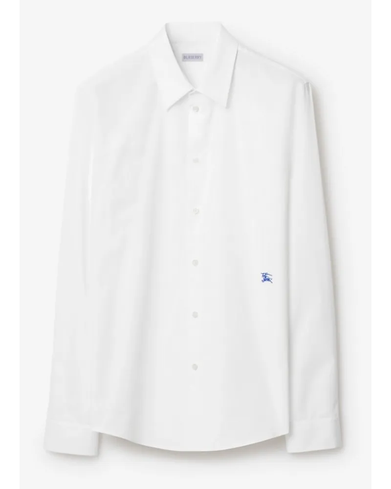 Burberry Elegantes Baumwollhemd Weiß