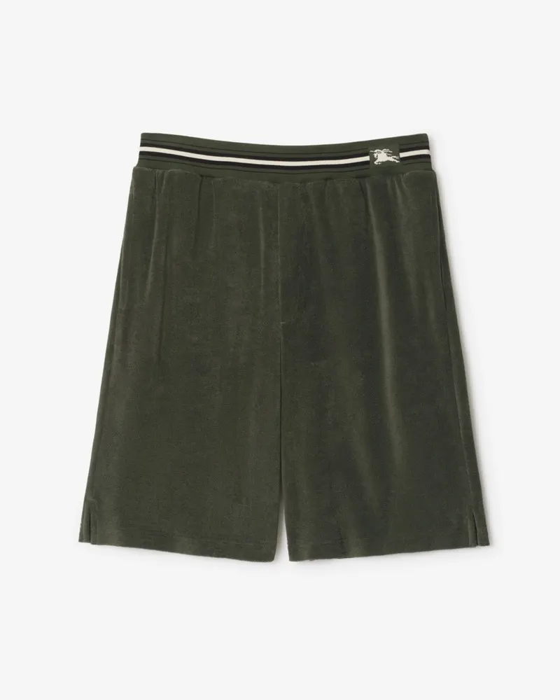 Burberry Baumwollmisch-Shorts Shale