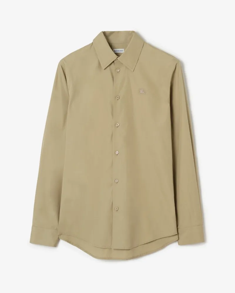 Burberry Klassisches Baumwollpopelin-Hemd Sparrow