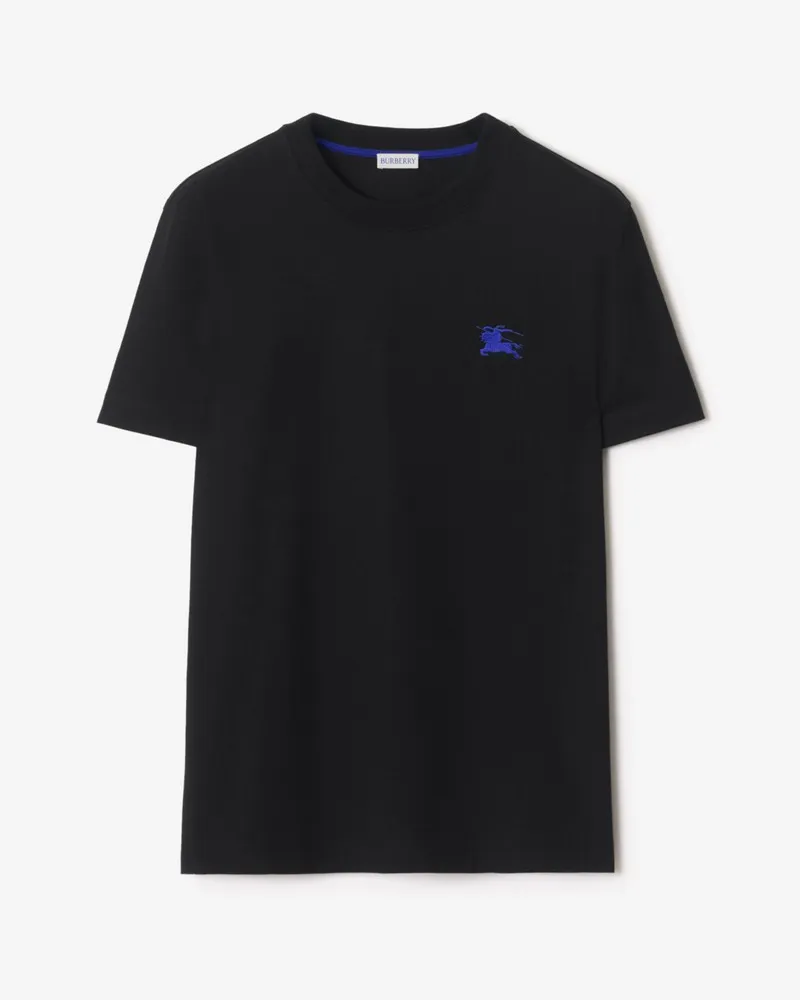 Burberry Baumwoll-T-Shirt Schwarz