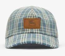Denim-Basecap in Check , Size