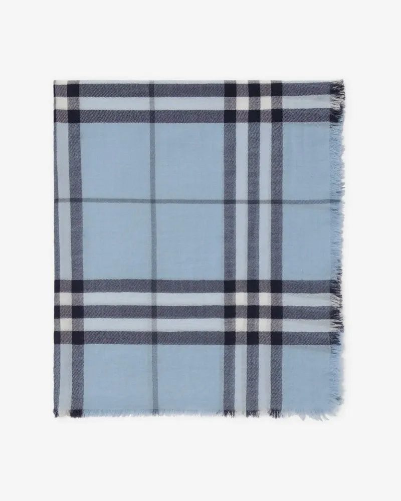 Burberry Breiterer Wollschal in Check Bank
