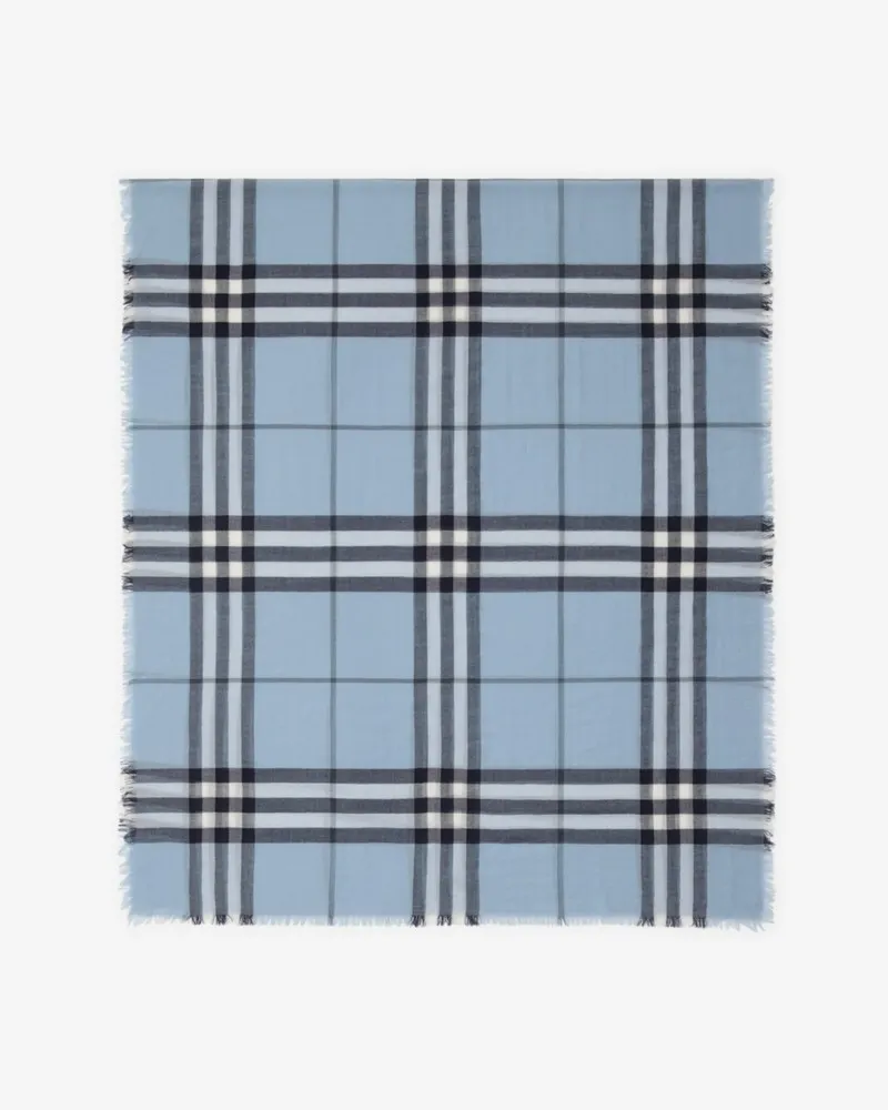 Burberry Breiterer Wollschal in Check Bank