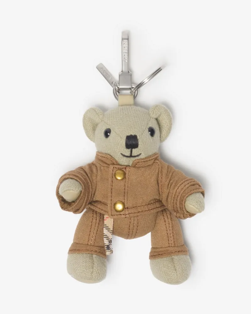 Burberry Thomas Teddybär-Anhänger Mehrfarbig