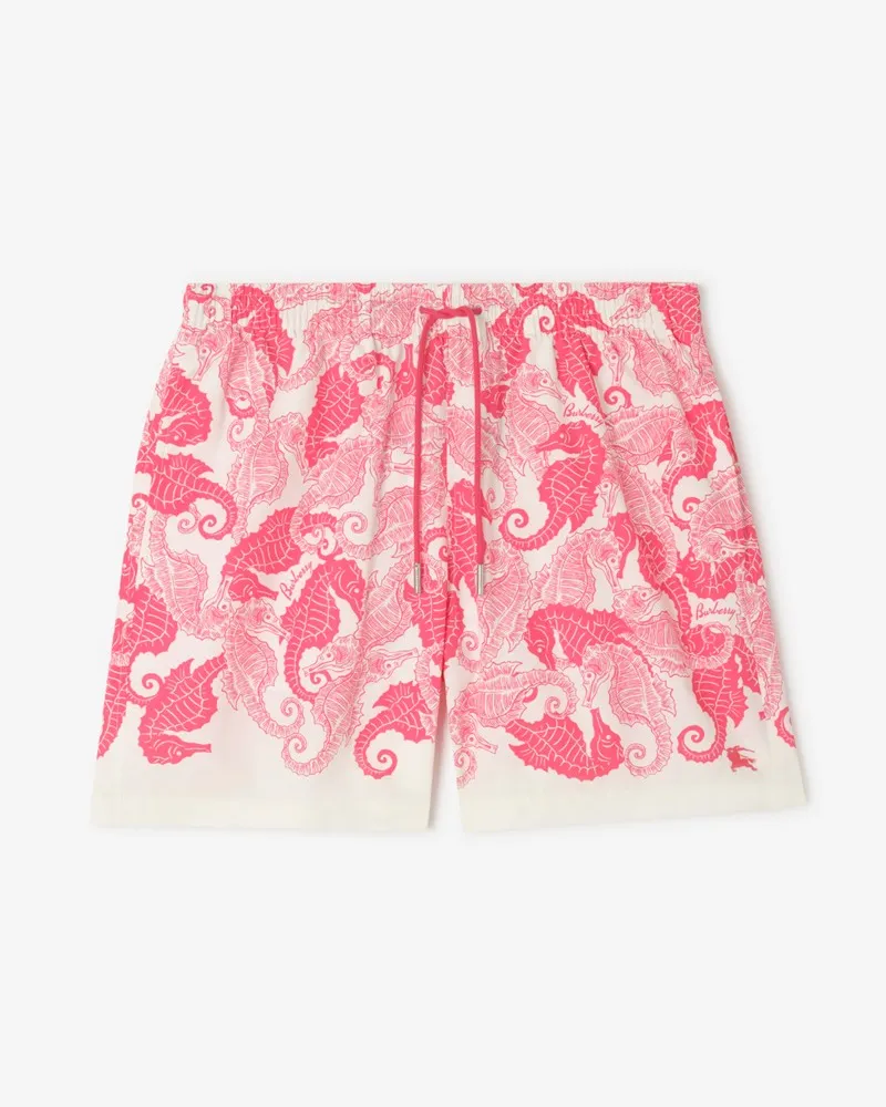 Burberry Schwimmshorts mit Seepferdchen-Motiv Honeysuckle