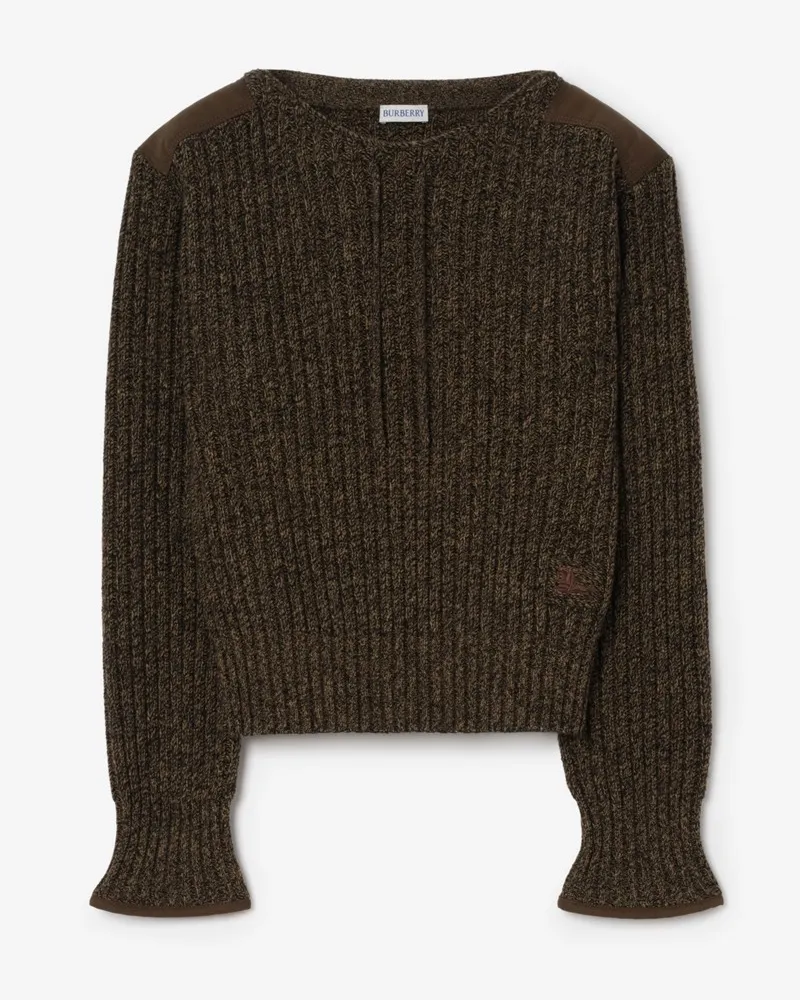 Burberry Woll-Kaschmir-Pullover Green-grün