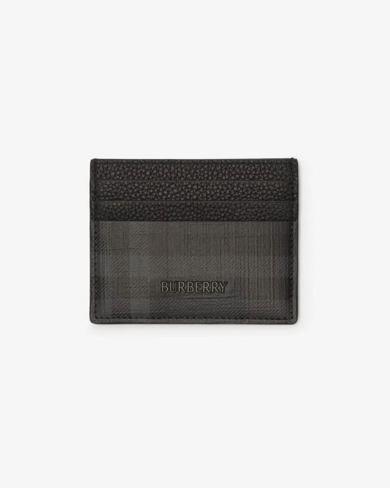 Burberry Kartenetui „City“ in Check Iron-grau