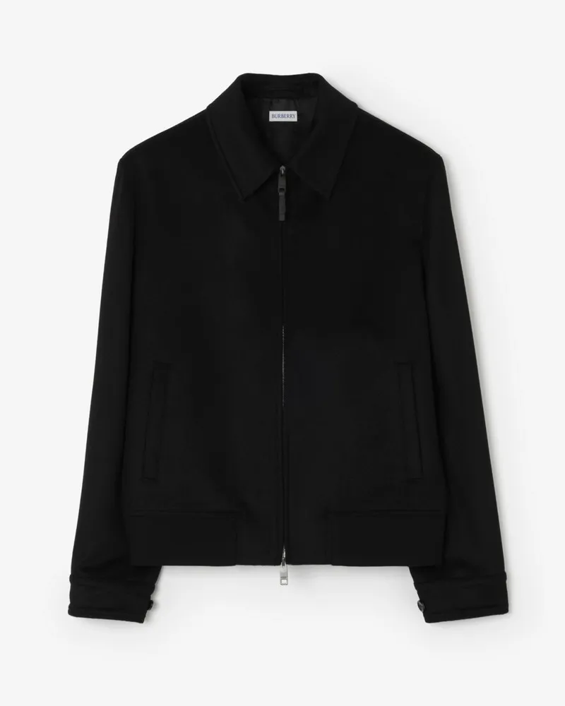 Burberry Harrington-Jacke „Bloomsbury“ aus Kaschmir , Size Schwarz