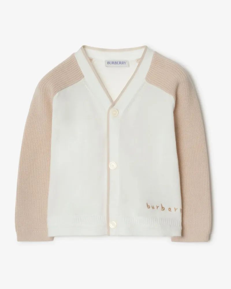 Burberry Baumwollcardigan Ivory