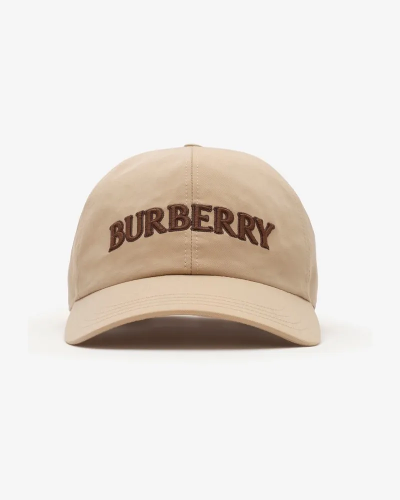 Burberry Basecap aus Gabardine mit Logo , Size Beige-beige