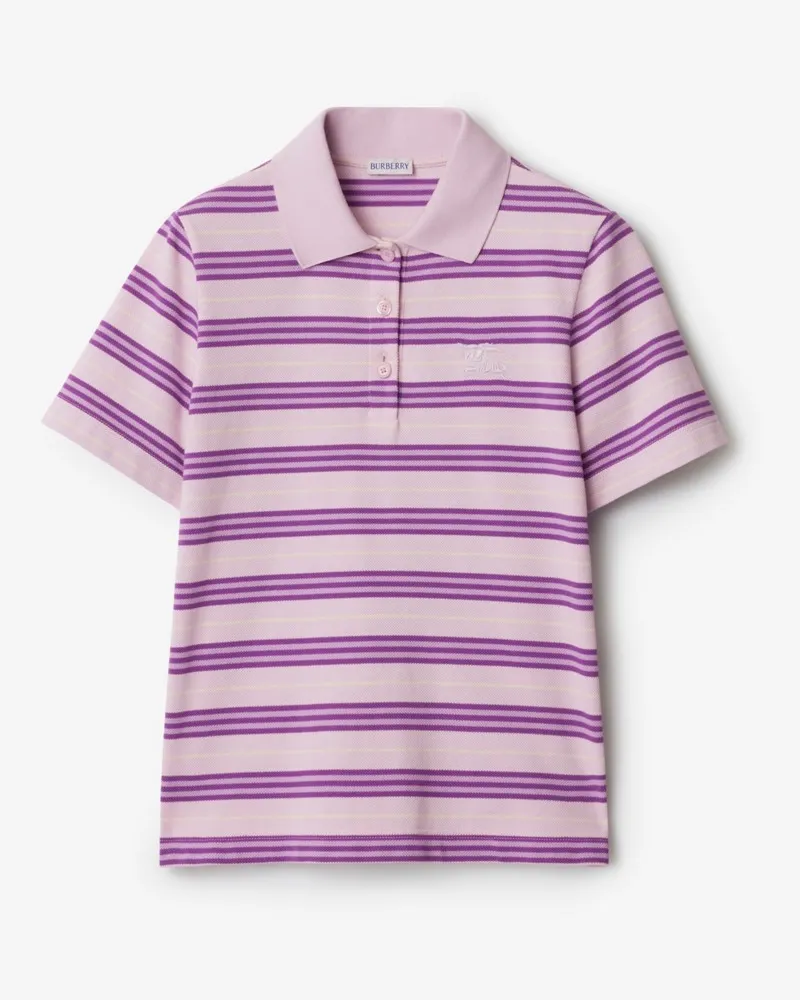 Burberry Baumwoll-Poloshirt mit Streifen Haze