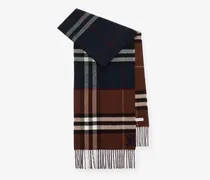 Kaschmirschal in kontrastierendem Check