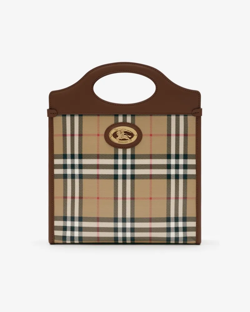 Burberry Pocket Bag im Kleinformat Vintage-beige