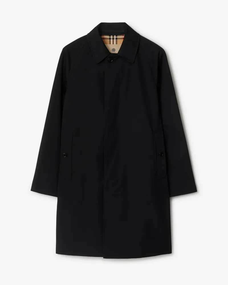 Burberry Mittellanger Heritage-Car Coat „Camden“ , Size Black
