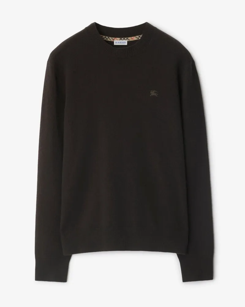 Burberry Kaschmirmisch-Pullover Scorched-braun
