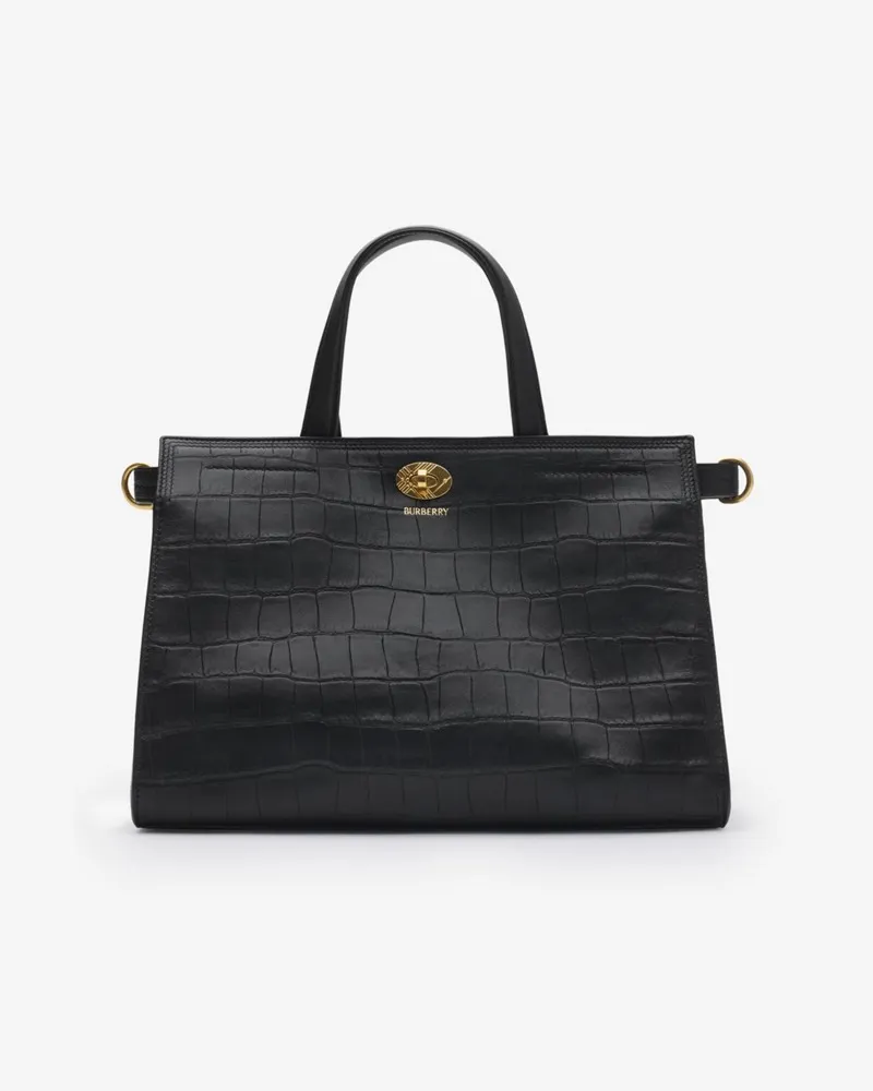 Burberry Kleine Henkeltasche „Cotswolds Schwarz
