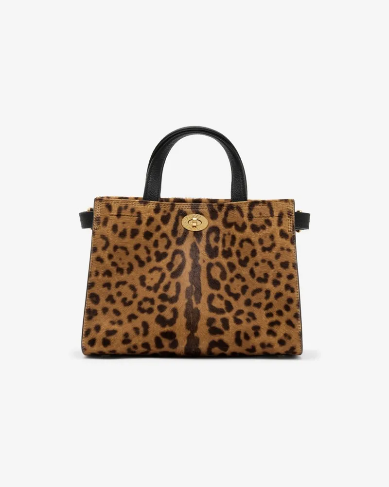 Burberry Henkeltasche „Cotswolds“ im Kleinformat mit Leopardenmuster Leopardenmuster