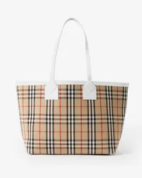 Burberry Mittelgroße Henkeltasche „London Vintage-beige