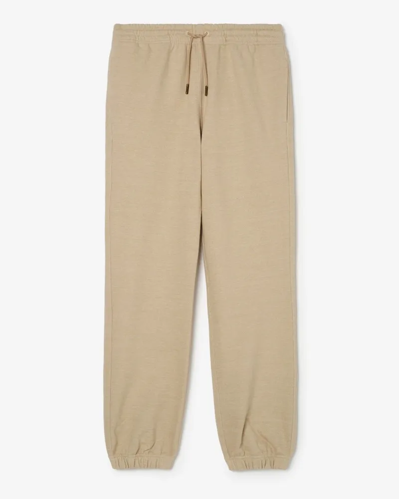 Burberry Baumwoll-Trainingshose mit Landschaftsmotiv , Size Dune-beige