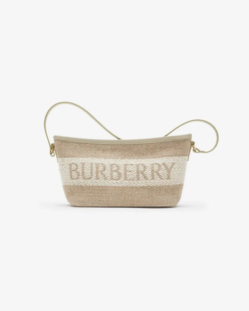 Burberry Tasche im Kleinformat mit Logo Naturfarben
