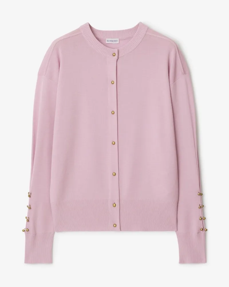 Burberry Wollcardigan mit B-Emblem Dawn