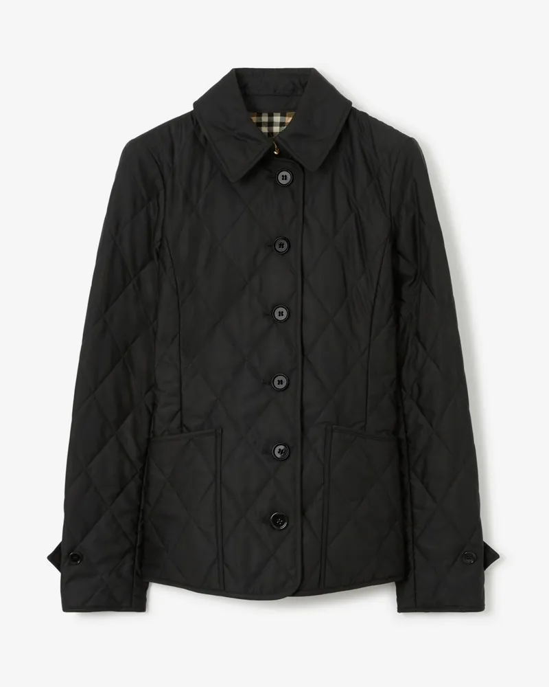 Burberry Thermoregulierende Steppjacke „Fernleigh“ , Size Black