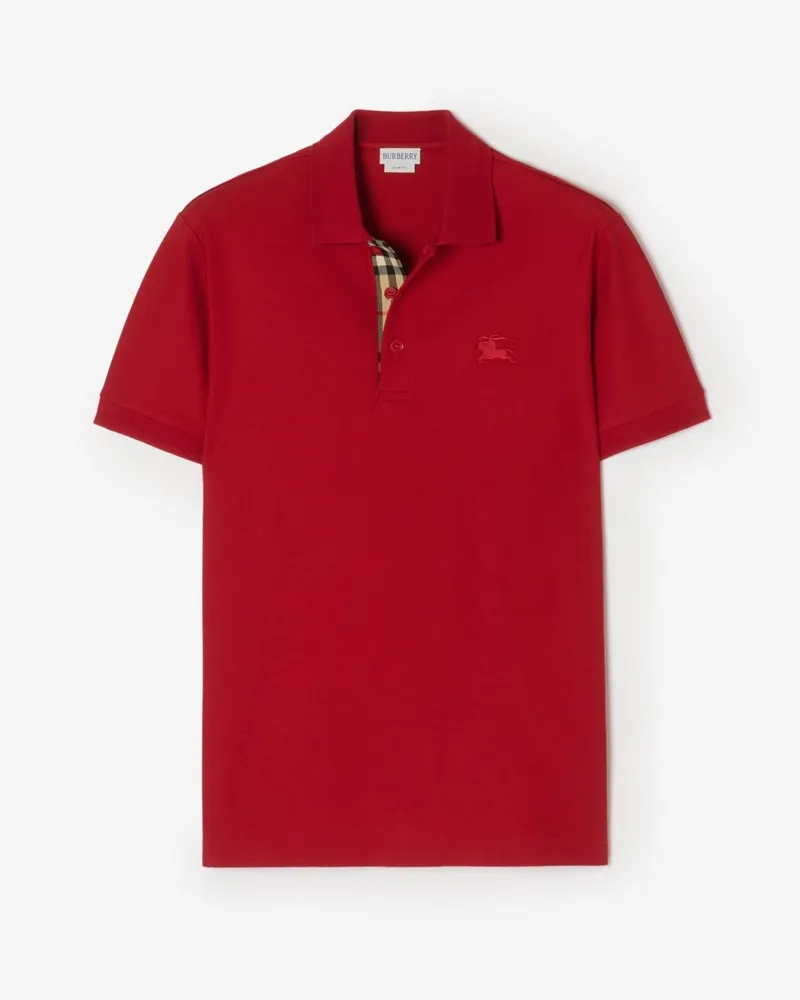 Burberry Baumwoll-Poloshirt , Size Claret