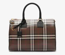 Mittelgroße Bowlingtasche in Check