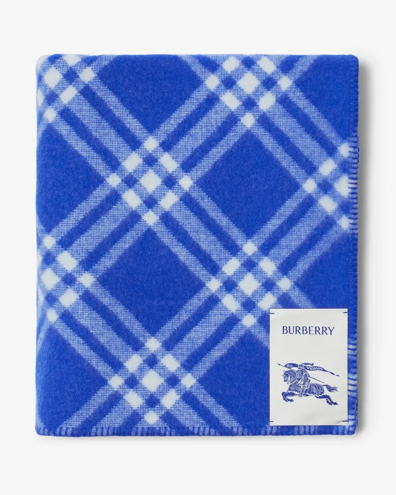 Burberry Wolldecke mit Karomuster Knight