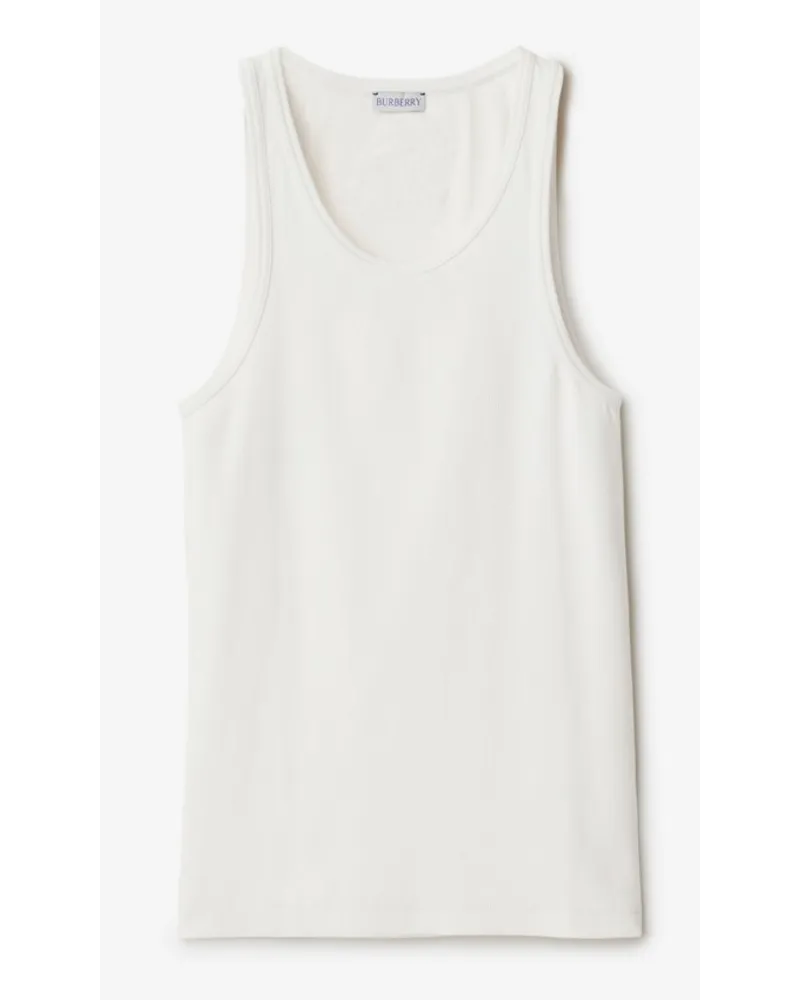 Burberry Stretchbaumwoll Tanktop Salt