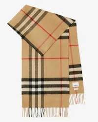 Burberry Kaschmirschal in Check Vintage-beige