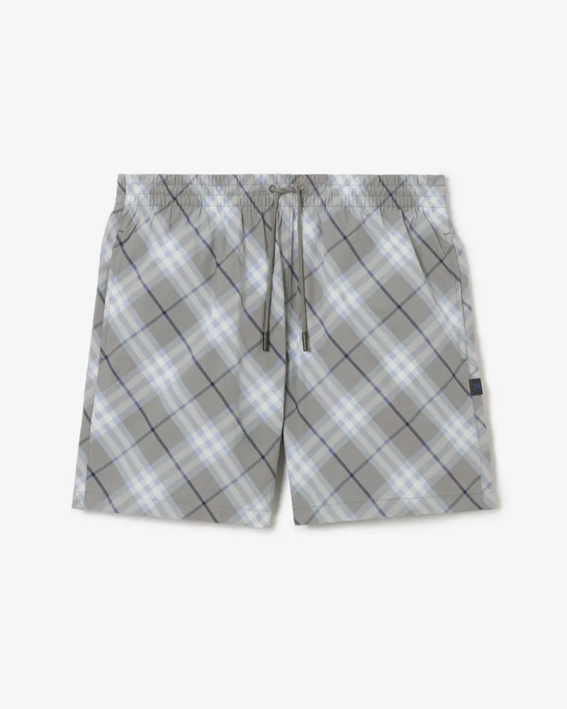 Burberry Schwimmshorts in Check , Size Nickel